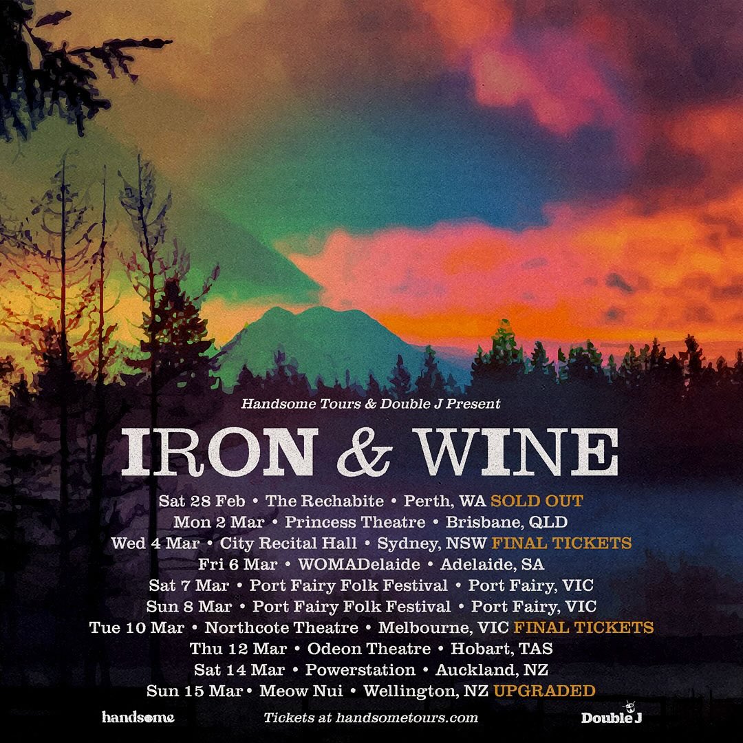 Iron Wine Tour Poster 2026